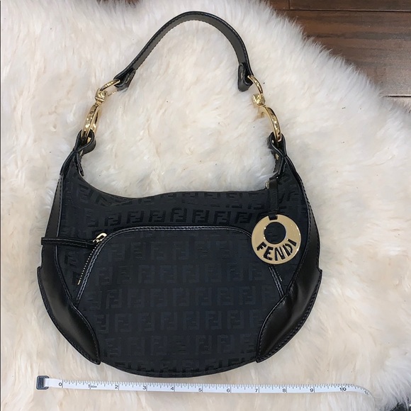 Authentic Black Vintage Zucca Fendi bag ✨ - Picture 1 of 8